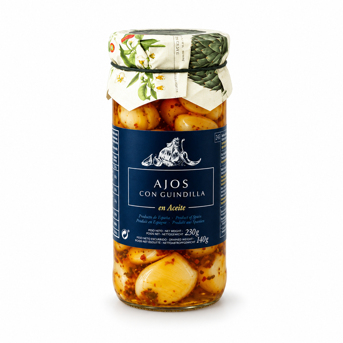Don Gastronom Ajos con Guindilla en Aceite (Garlic in Oil with Chilli)