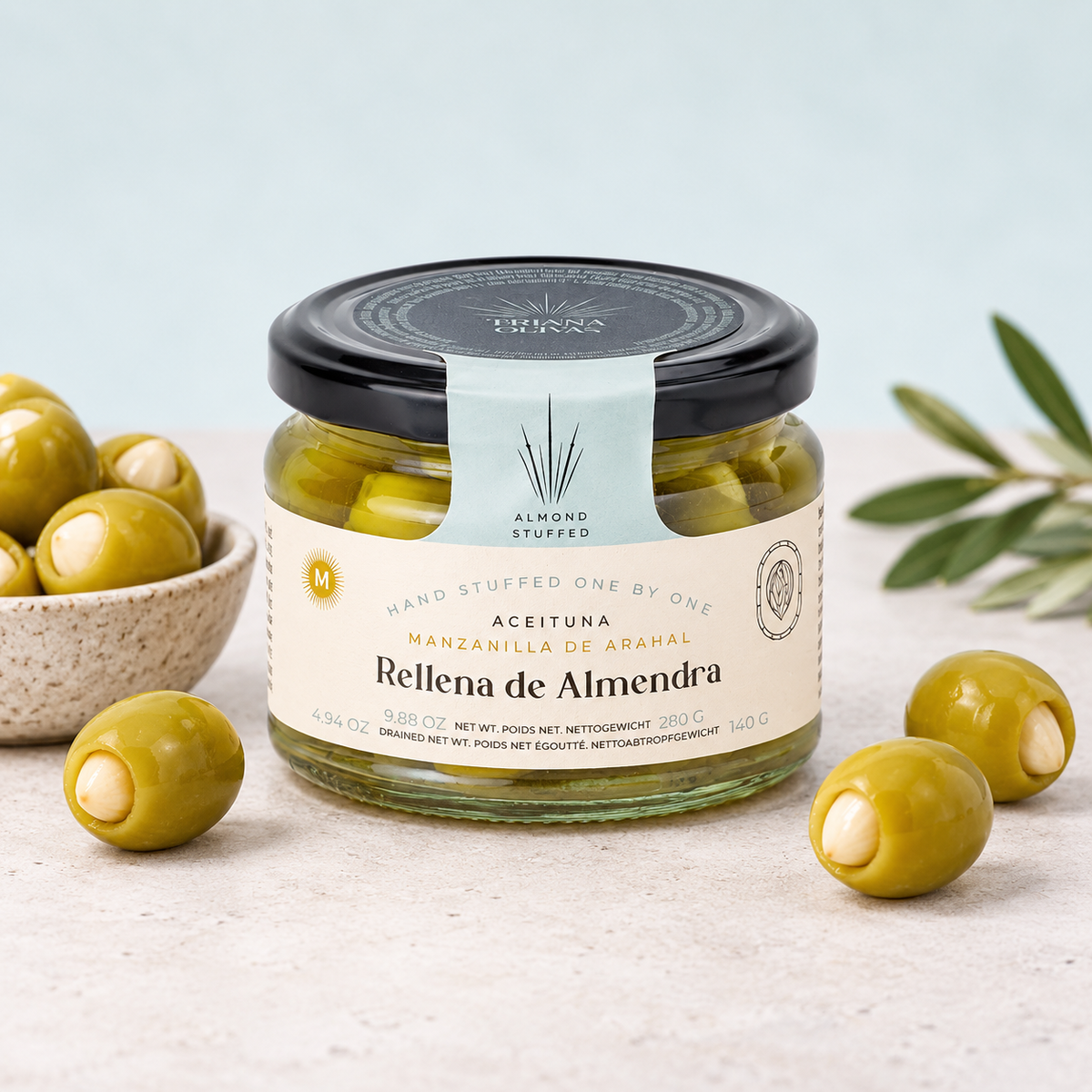 TRIANA - Almond Stuffed Manzanilla Olives